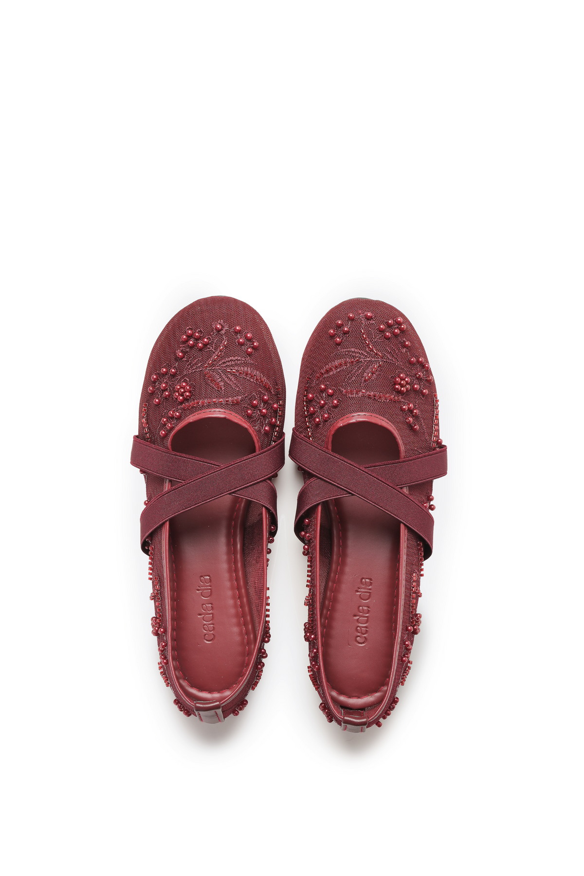 Dalia Ballerina Flats in Sangría