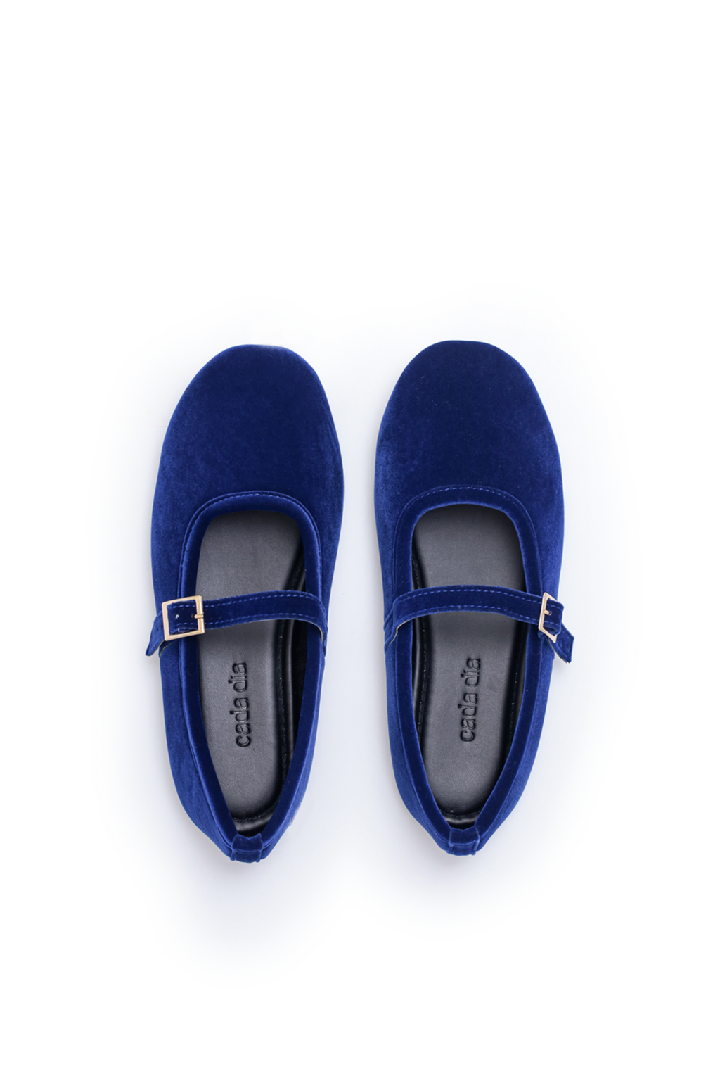 Isabella Ballerina Flats in Azul