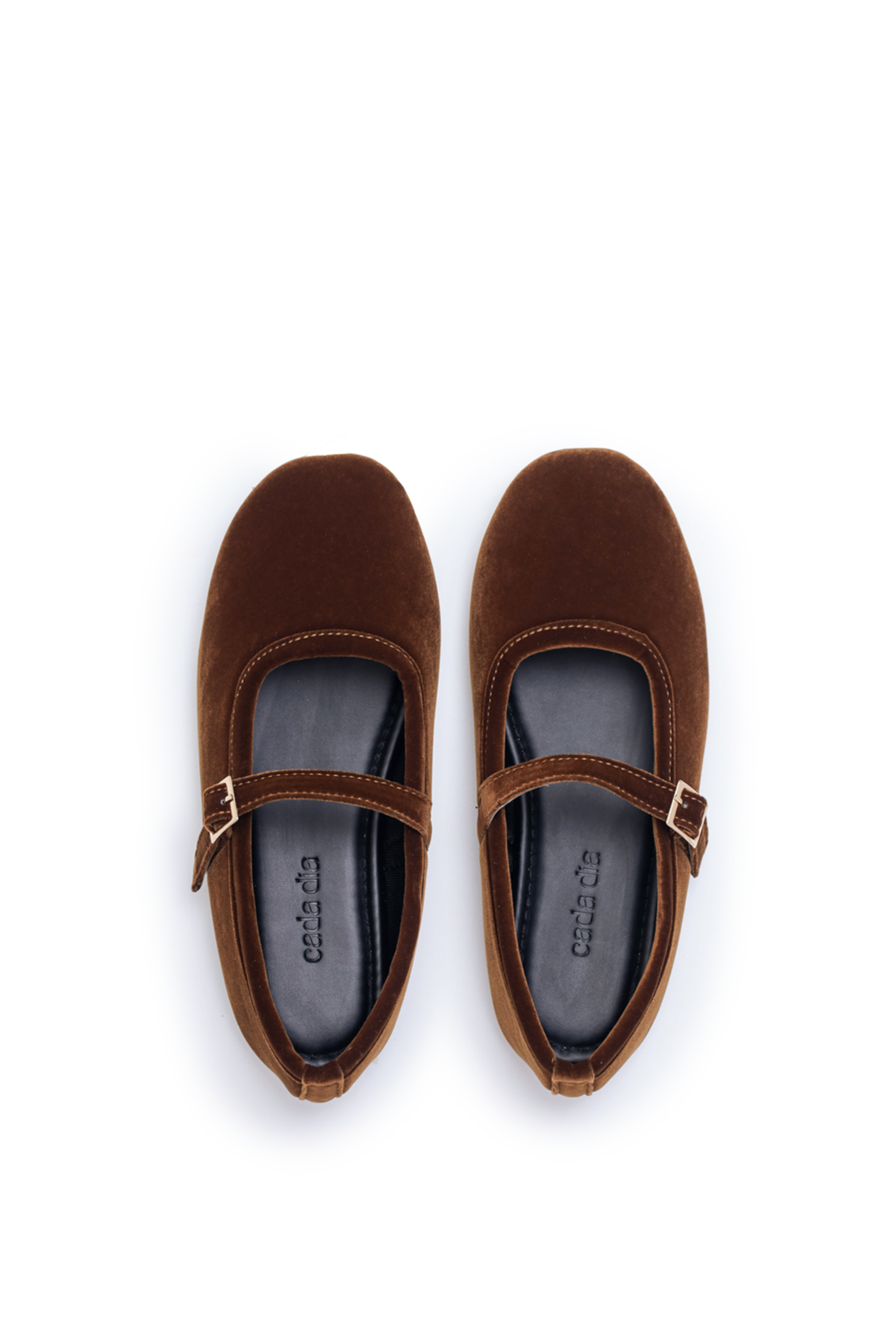 Isabella Ballerina Flats in Cacao