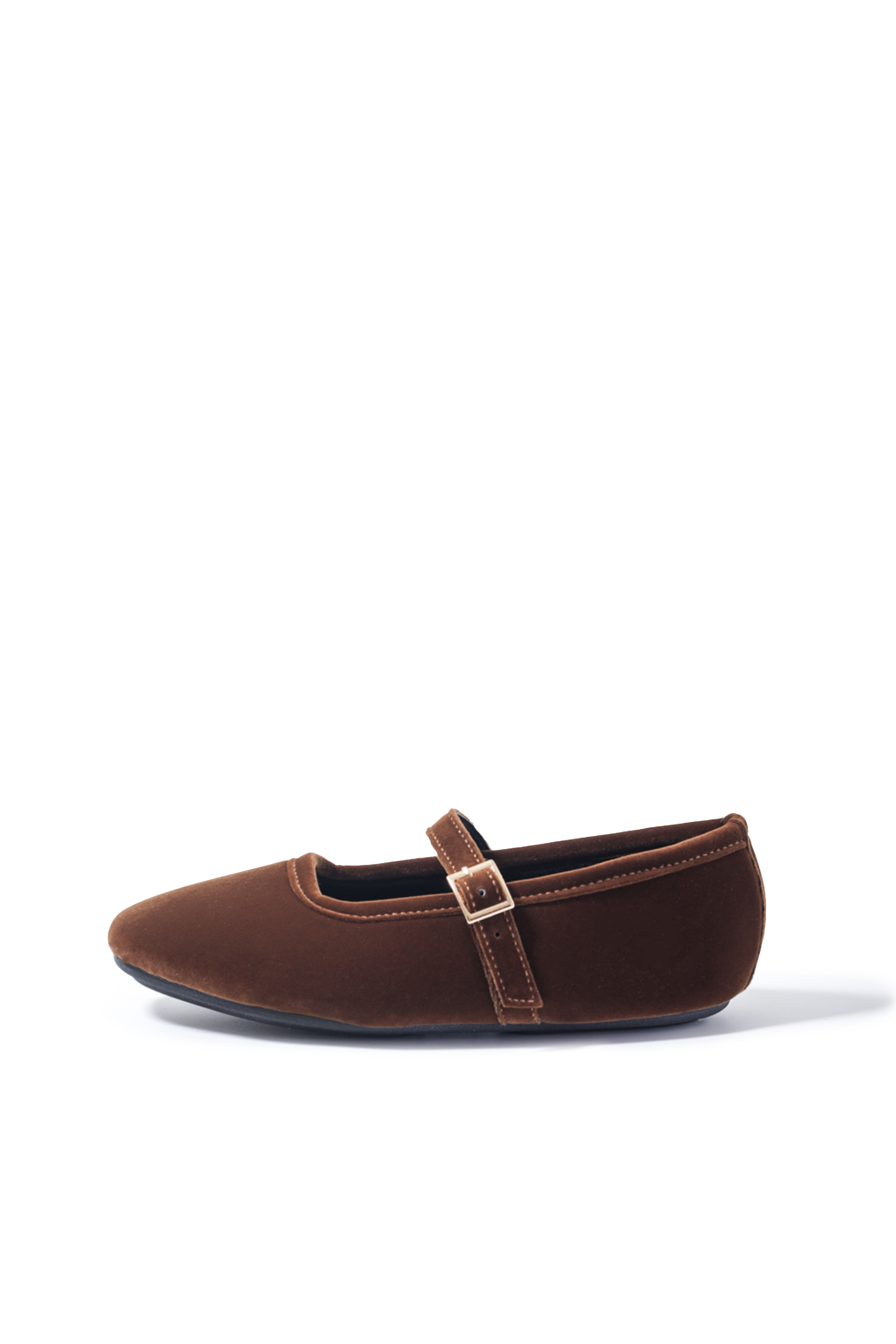 Isabella Ballerina Flats in Cacao