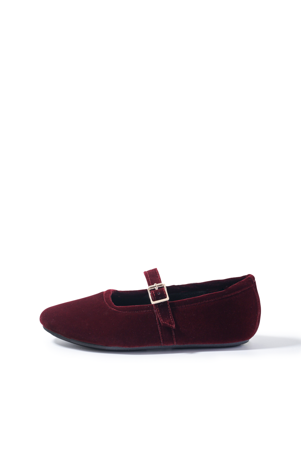 Isabella Ballerina Flats in Borgoña