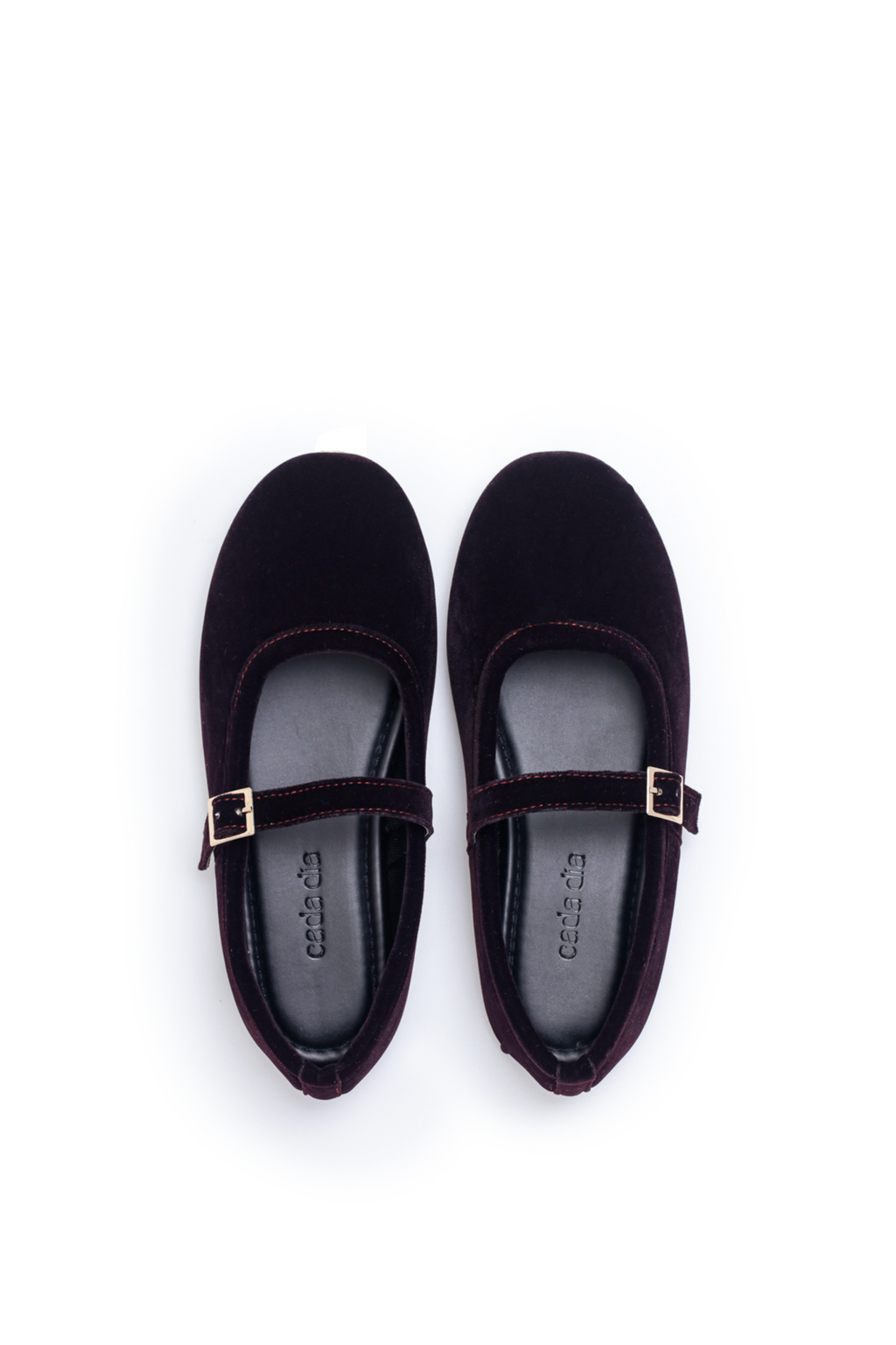 Isabella Ballerina Flats in Berenjena