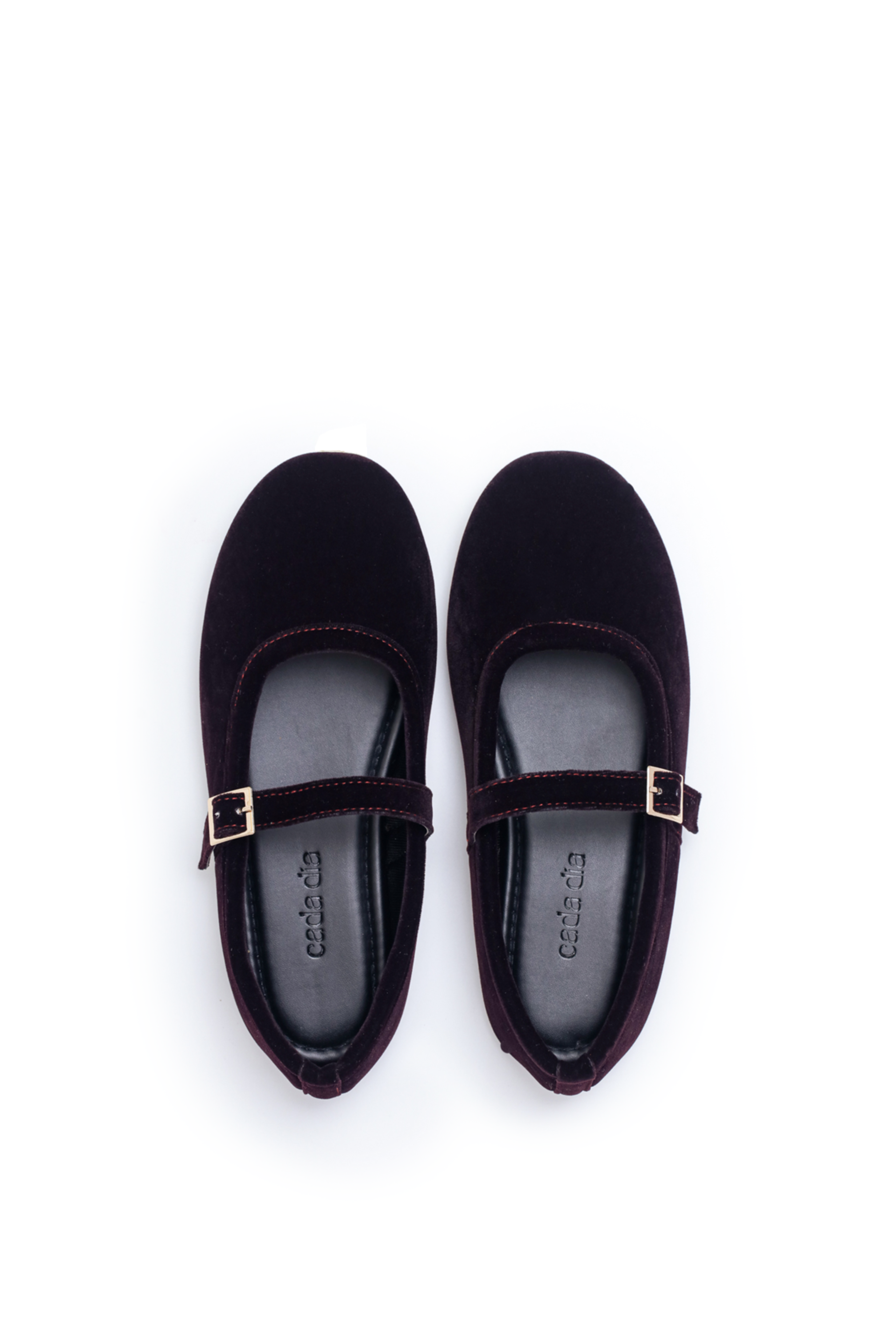 Isabella Ballerina Flats in Berenjena