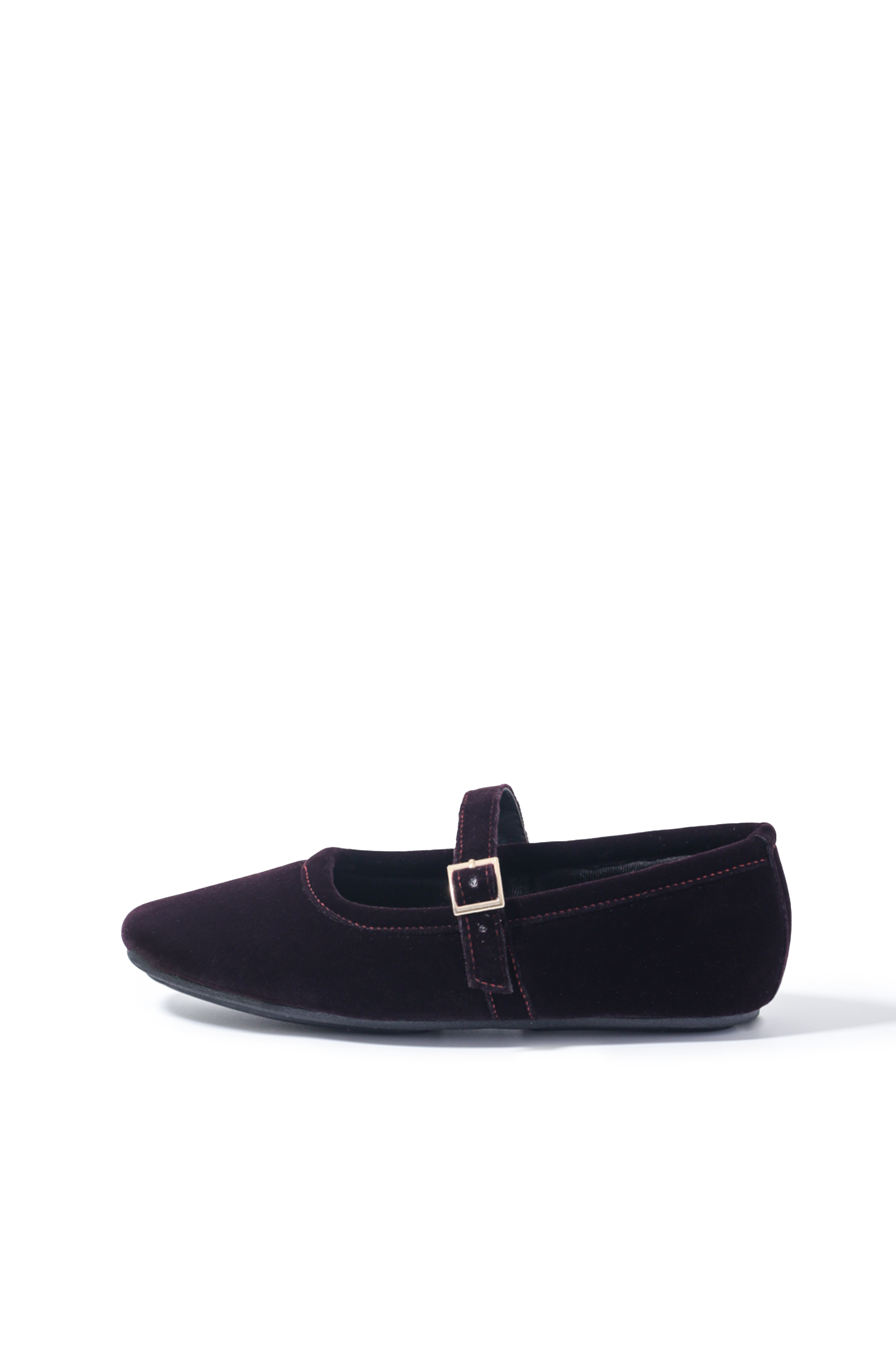 Isabella Ballerina Flats in Berenjena