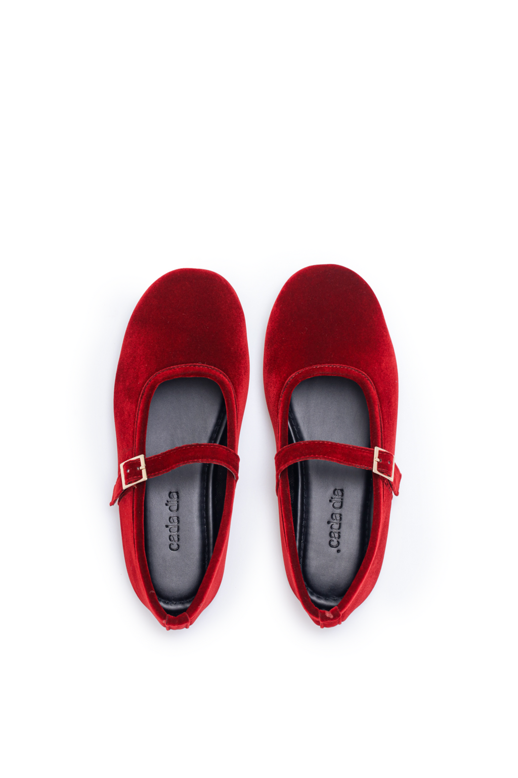 Isabella Ballerina Flats in Rubí