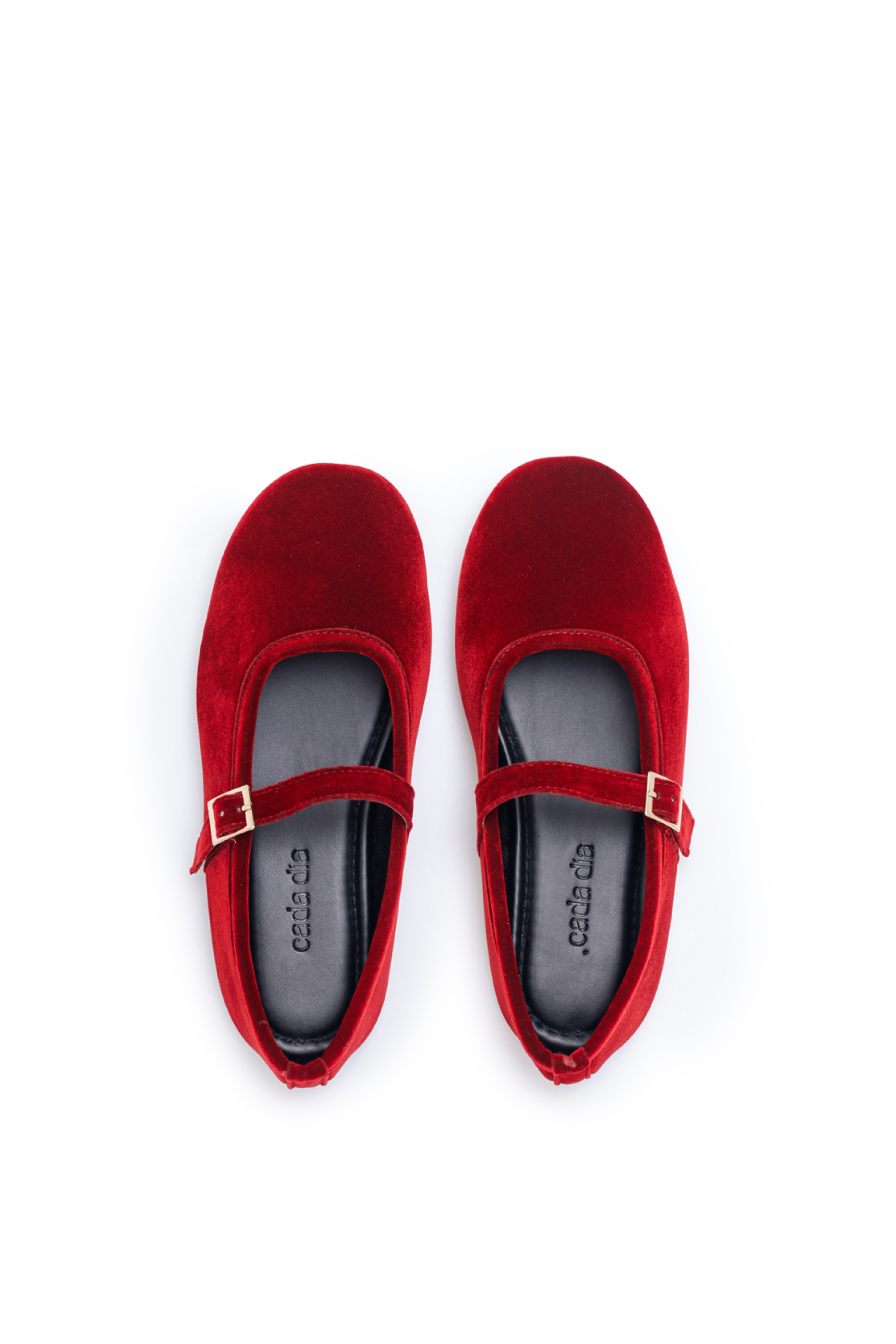 Isabella Ballerina Flats in Rubí