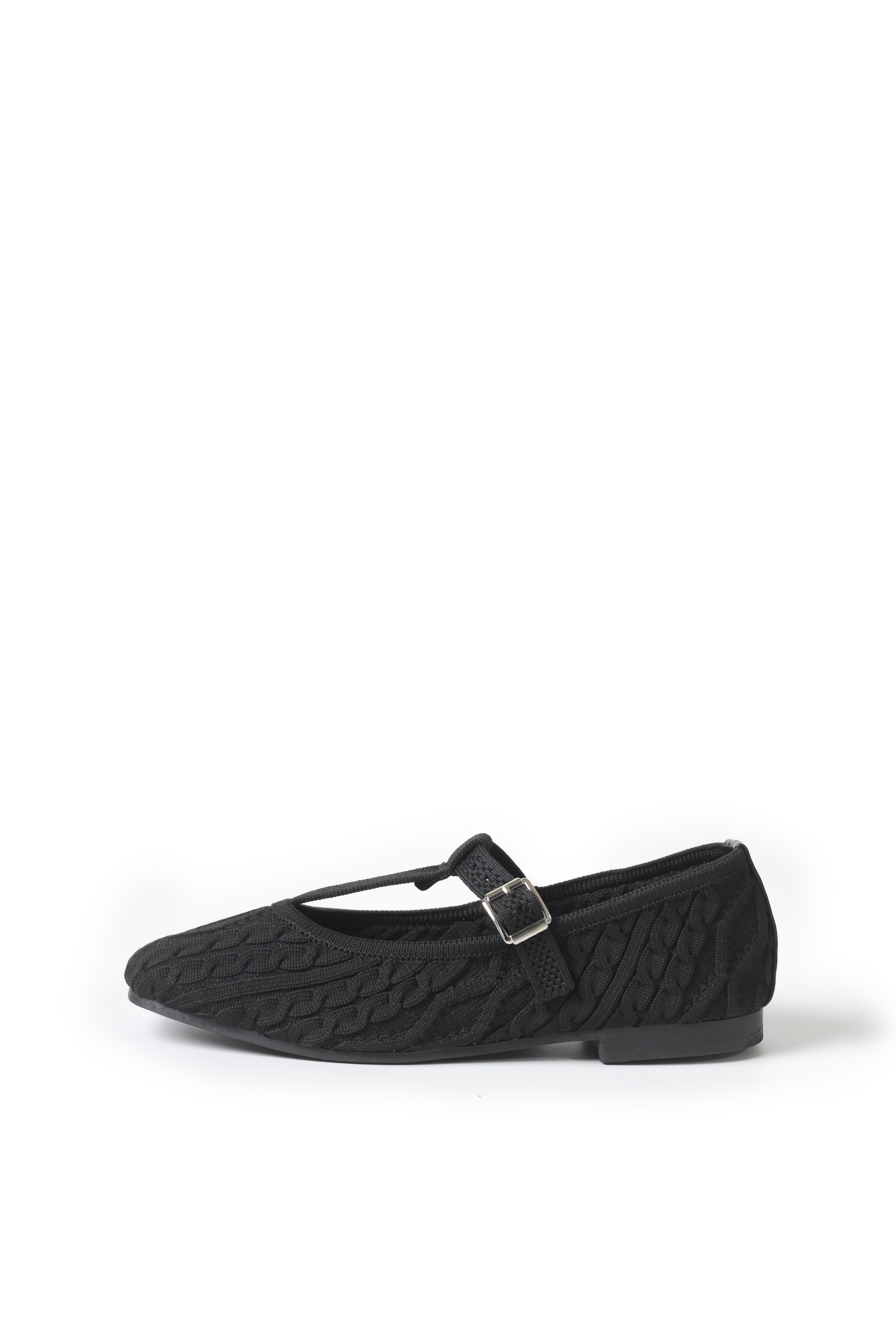 Maria T-Strap Ballet Flats in Sombria