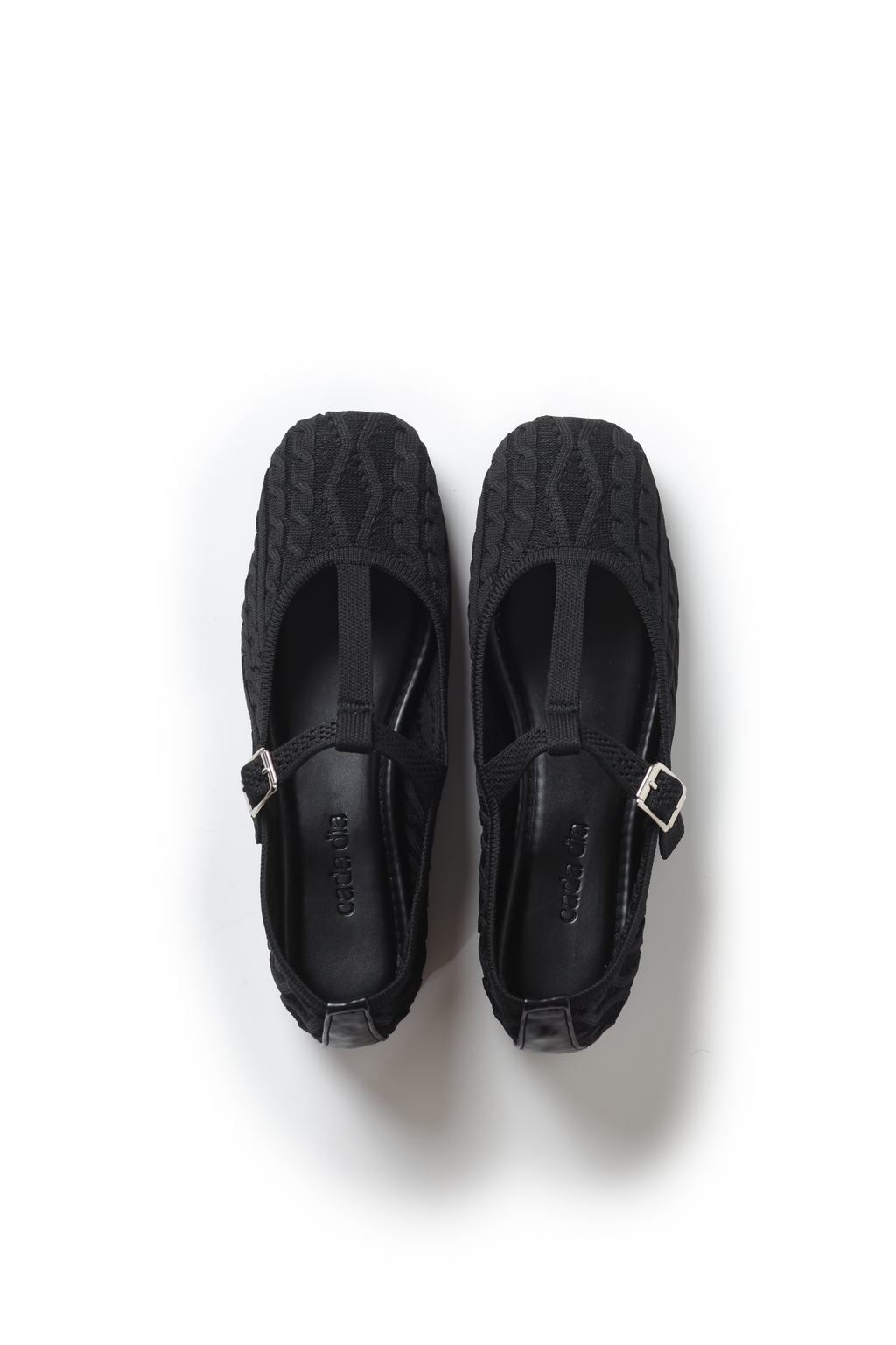 Maria T-Strap Ballet Flats in Sombria