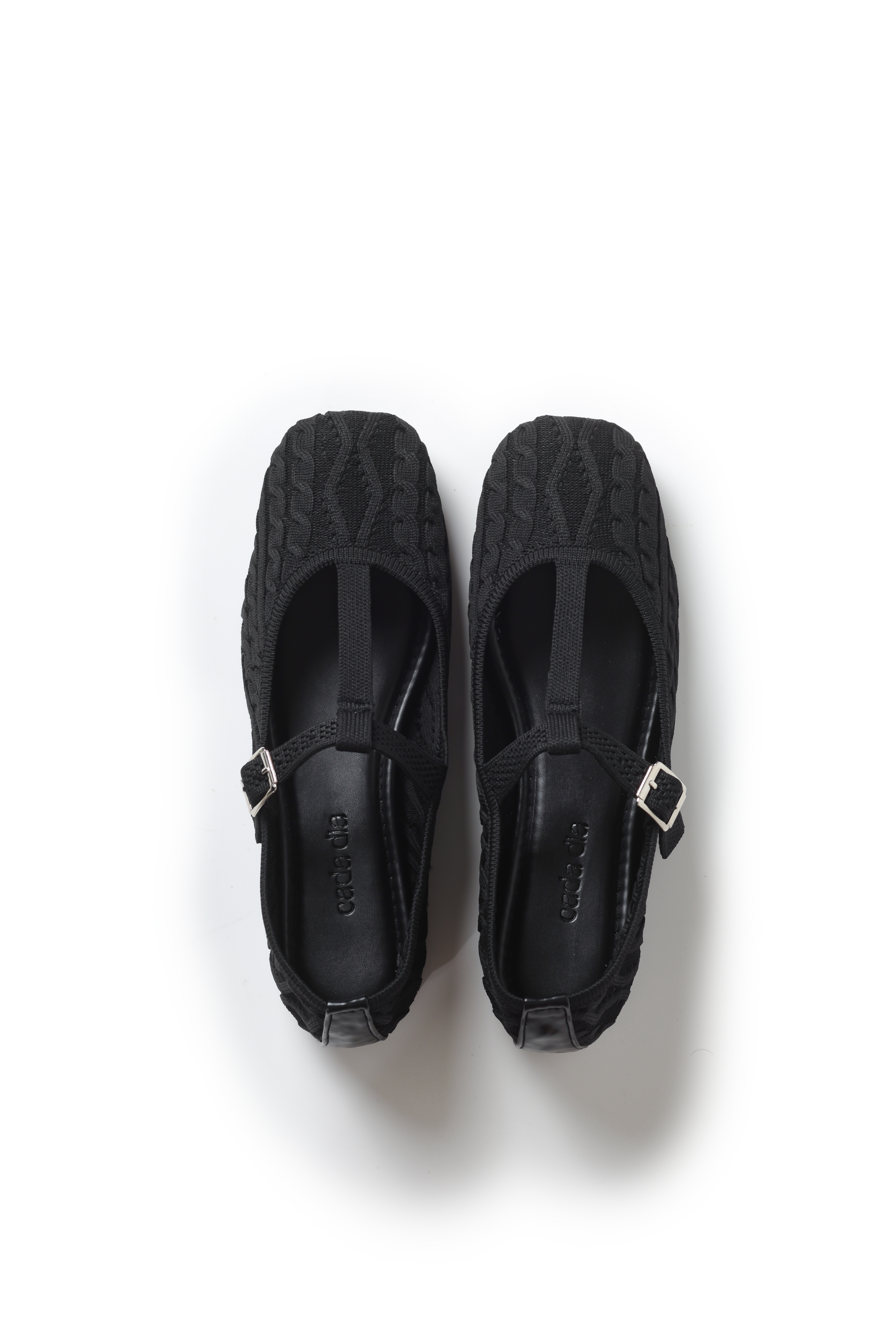 Maria T-Strap Ballet Flats in Sombria
