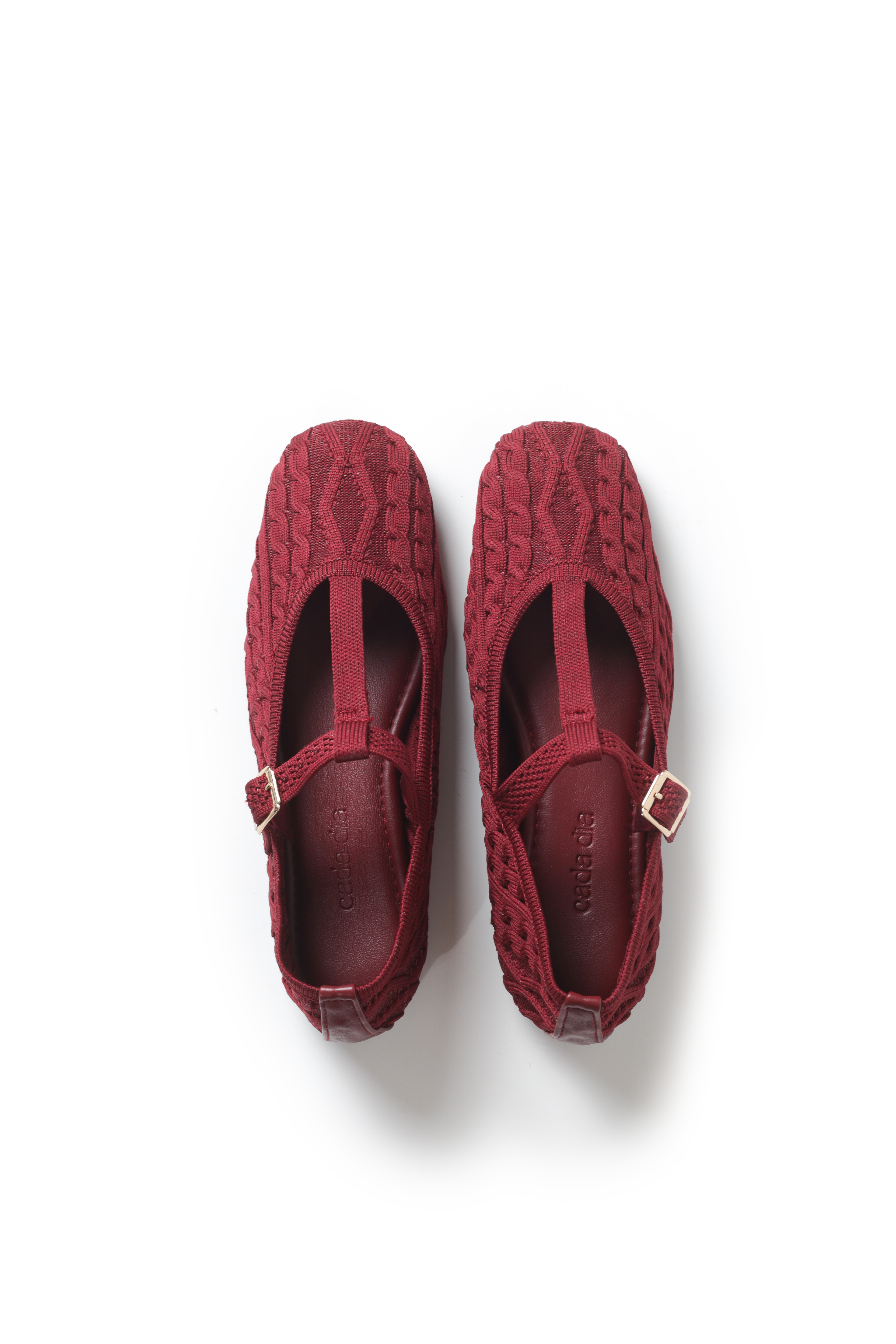 Maria T-Strap Ballet Flats in Sangría